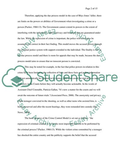Theoretical Criminological Explanation of Teen Shooting