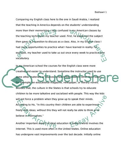 Reflections on Ideal Education