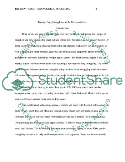 Teenage Drug Smugglers and the Mexican Cartels