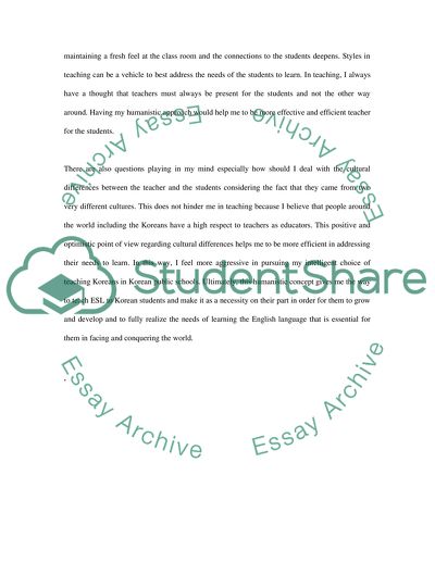 ESL Teacher in a Public School in Korea