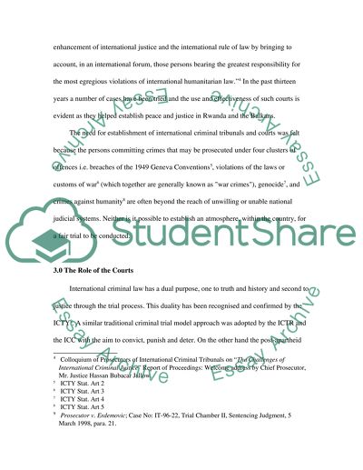 Discuss the role of victims in international criminal trials and suggest possible areas of reform