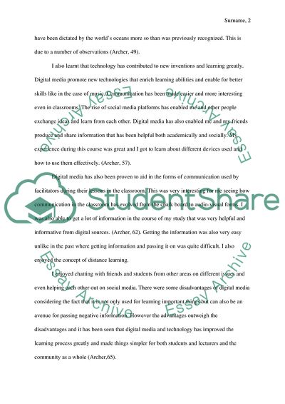 Digital Media Platforms and Education