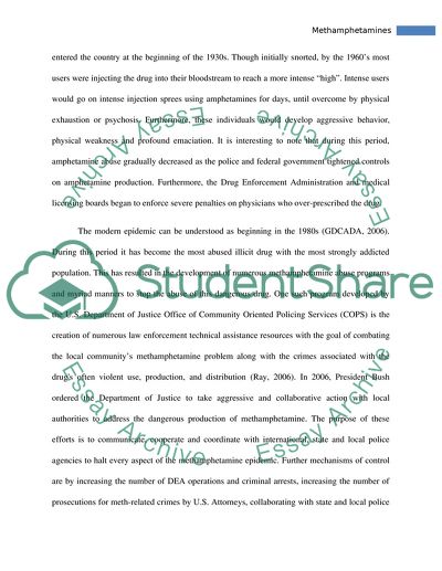 Methamphetamine Use in America