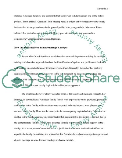 The Modern Family by Steven Mintz