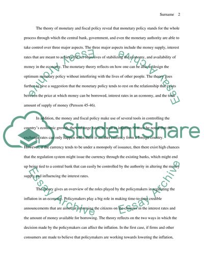 Expansionary Economic Policy