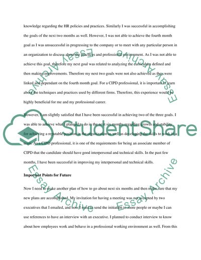 Preparation for a Performance Review