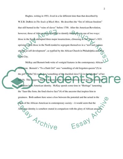 Politics and Structure in Harlem Renaissance Writing