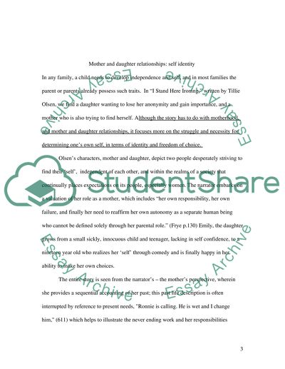 The Relationships Between Mother and Daughter