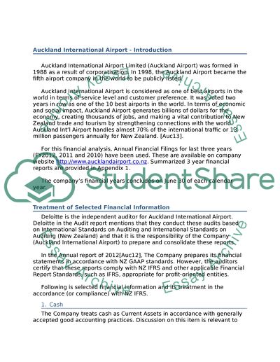 Auckland International Airport Financial Performance