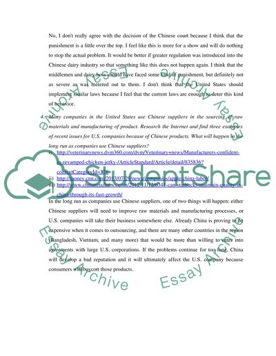 Problem of the U.S. Milk Supply Chain