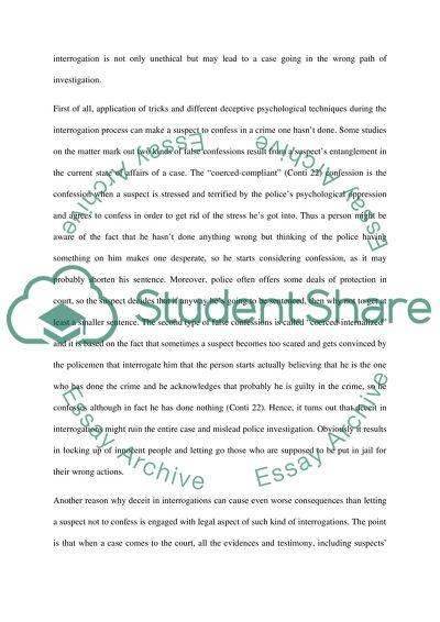 Police interrogation scene picture