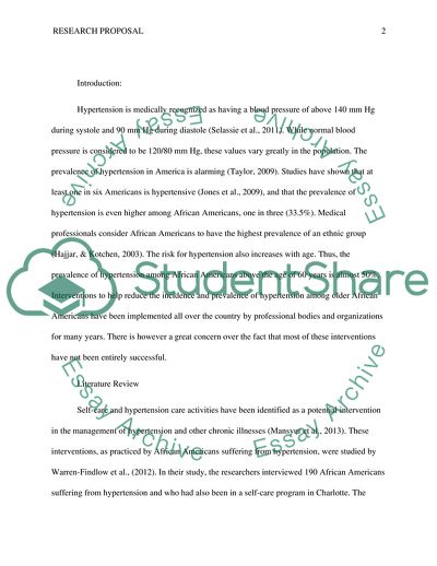 Intervention Program for African American Women