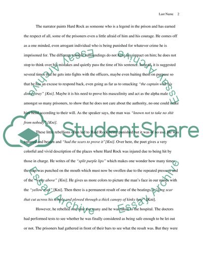 English 2 Poetry Response