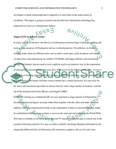 How IT Impacts Education and Business Career