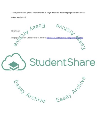 World War I Propaganda