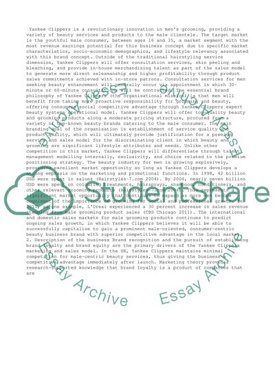 Enterprise and Entrepreneurial Management - Yankee Clippers