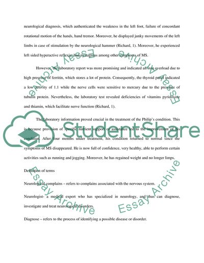 Multiple Sclerosis and its Development