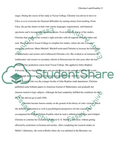 Christine Ladd-Franklin (1847-1930)