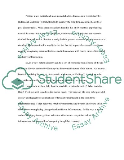 Natural Disasters as Incredible Challenges for Individuals