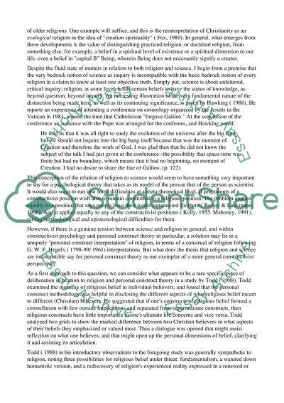 Is this Religion Absolustic or Relavistic