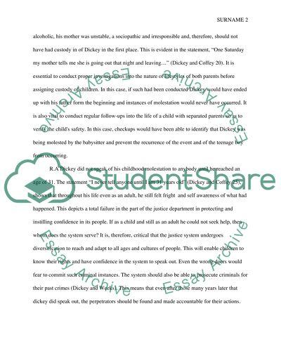 Book Review Wherever I Wind Up by R. A. Dickey For Criminal Justice Class