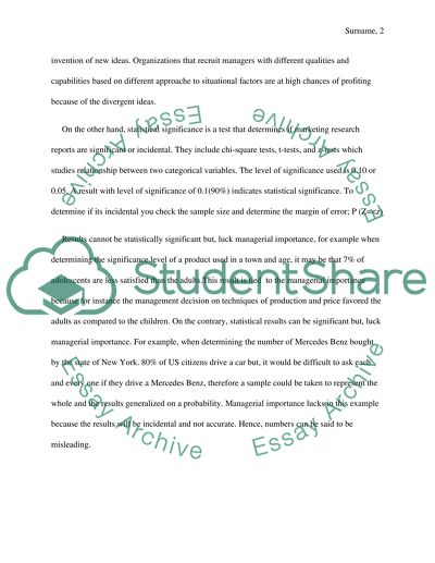 Marketing Research assignment 5