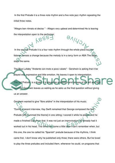 Gershwin, Tchaikovsky, Chopin in Music