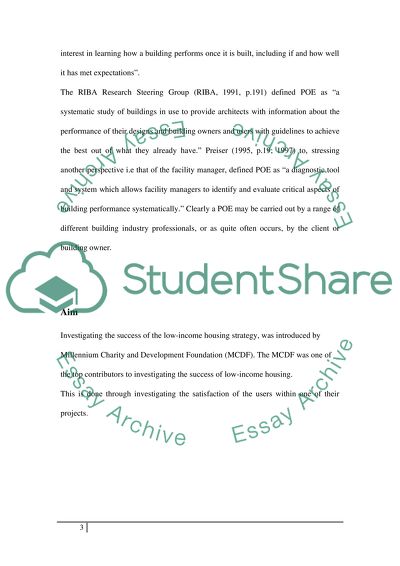 The Process of Systematic and Rigorous Assessment of Buildings