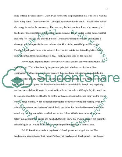 Theoretical Analysis of My Psychological Development