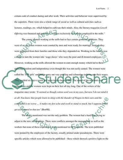 The Lowell Offering by Benita Eisler