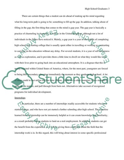 High school graduates