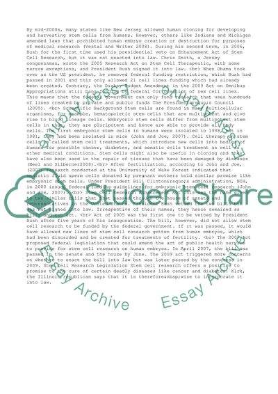 Stem Cell Way at the Crossroads of Religion and Politics