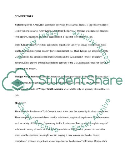 Market Analysis of Leatherman Tool