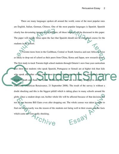 Spanish Language in Schools