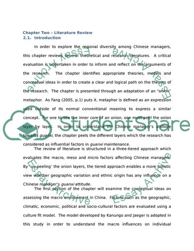 Regional Variations in Attitude towards Guanxi among Chinese Managers