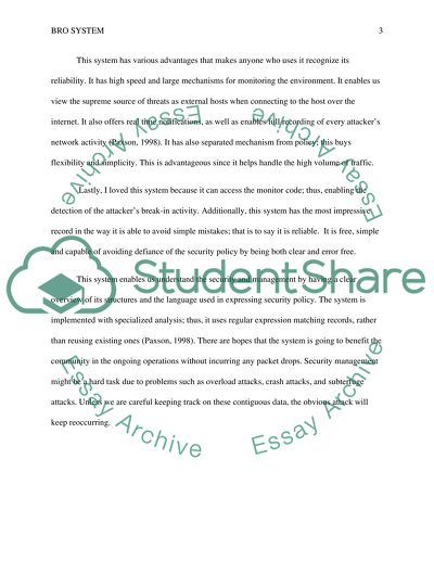 Bro: A System for Dectecting Network Intruders in Real-Time
