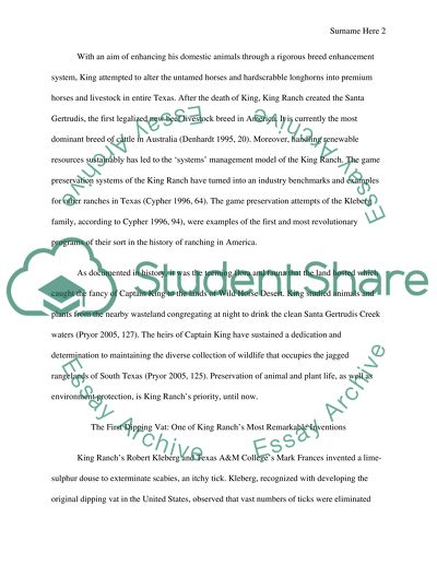 King Ranch: A Revolutionary Story in the History of Agriculture