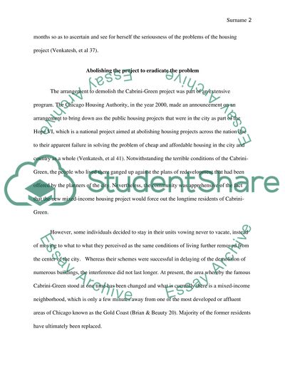 Entrepreneurship Solves Low-income Housing in Chicago