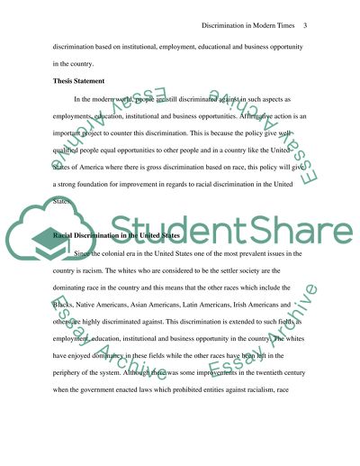Racial discrimination in the United States