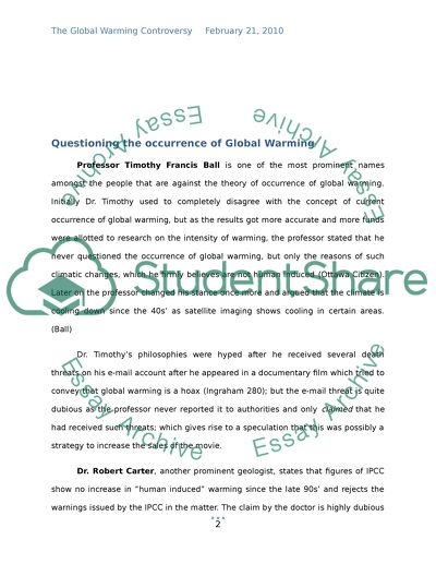 Intergovernmental Panel on Climate Change