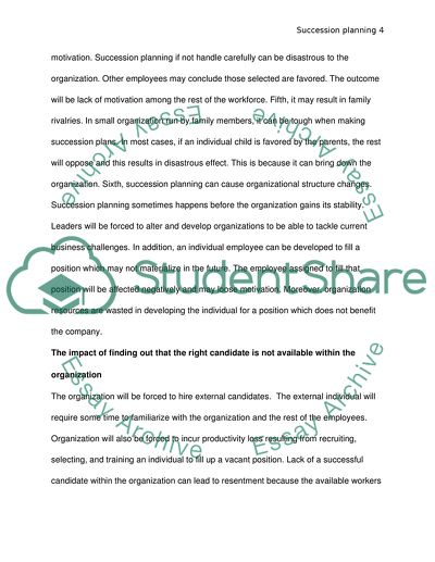 Succesion Planning