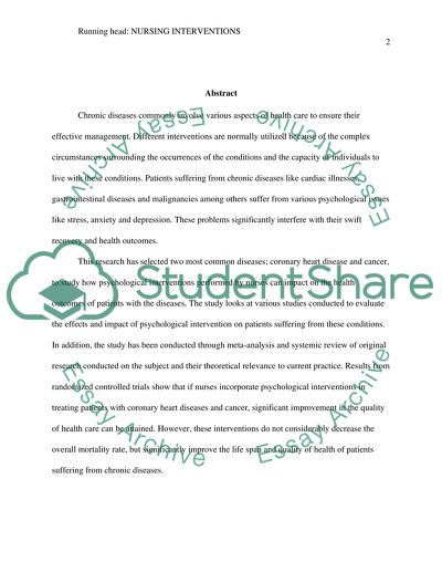 Nursing interventions thesis image