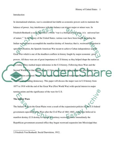 The History of the United States