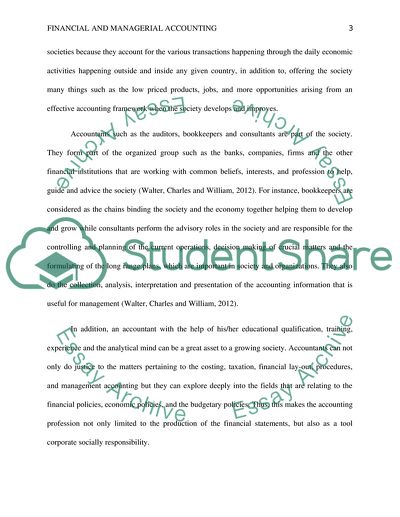 The Role Of Accounting In The Society