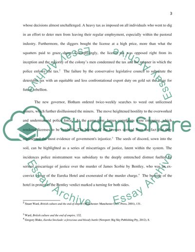 The Eureka Stockade Signaled a Bold New Era within Australian History