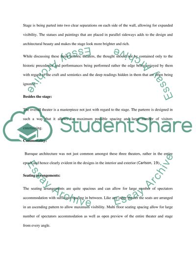 Theater Is an Important Part of the Historic Places