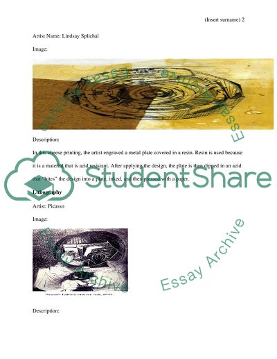 Printmaking by May Babcock, Intaglio by Lindsay Splichal