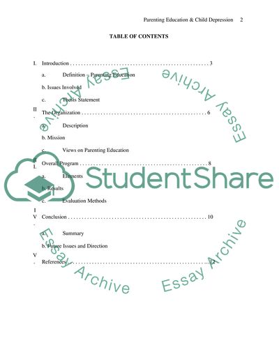 Parent-Child Relations