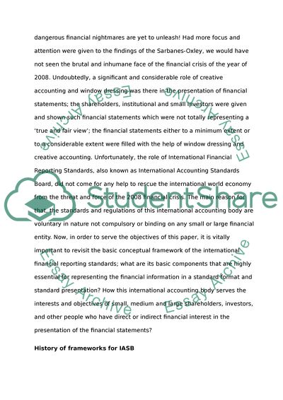 International Financial Reporting