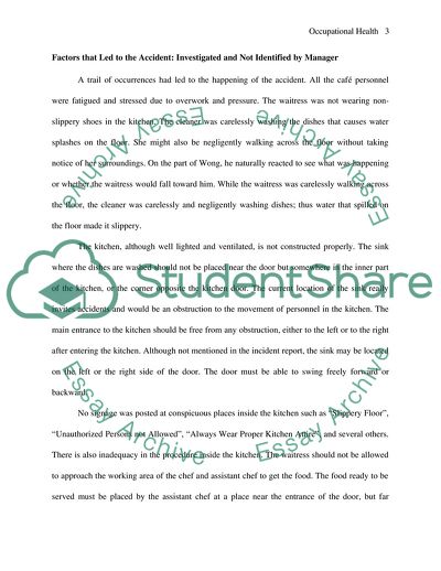 The Original Investigation of the Manager and Orientation on the Work Process